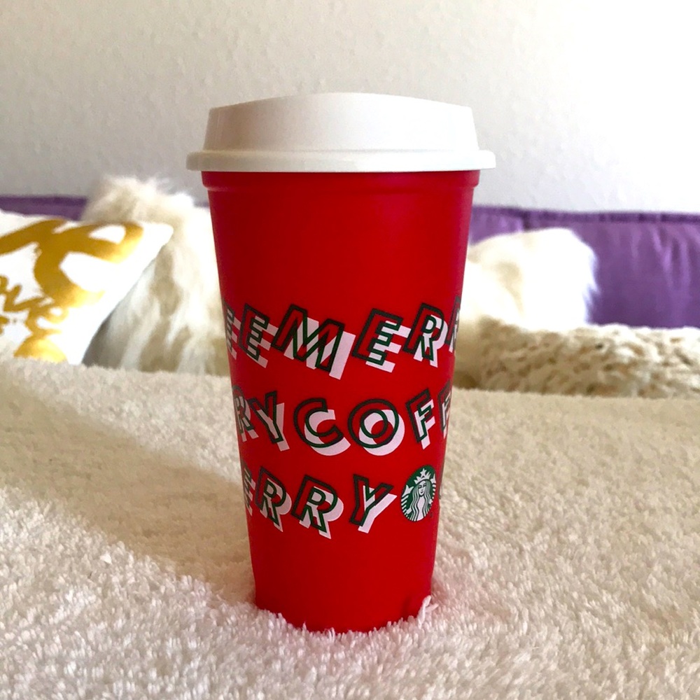 Starbucks Merry Christmas Reusable Hot Cup